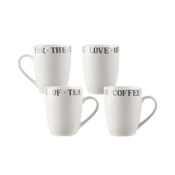 Sada 4 keramických hrnků Creative Tops Stir It Up, 300 ml