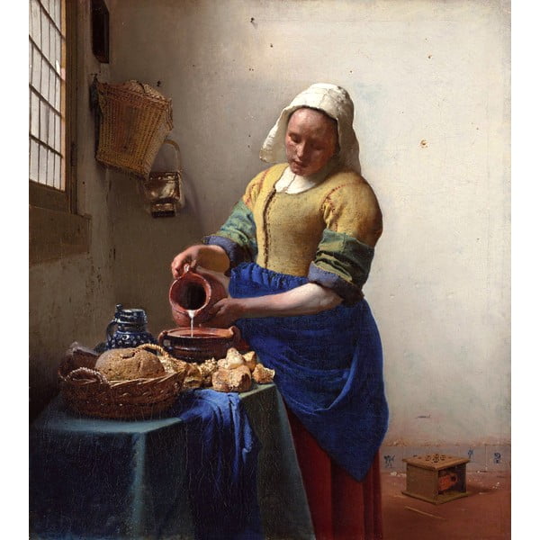 Maal - reproduktsioon 45x60 cm The Milkmaid, Jan Vermeer - Fedkolor