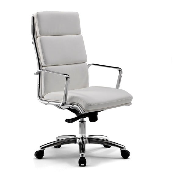 Kancelářská židle s kolečky Chrono Zago, šedobílá
