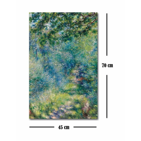 Seinareproduktsioon lõuendil , 45 x 70 cm Pierre Auguste Renoir - Wallity-image-3