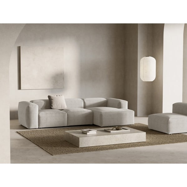  Beež manšettriidest nurgadiivan (parem nurk/lamamisosaga) Bergamo – Cosmopolitan Design-image-1