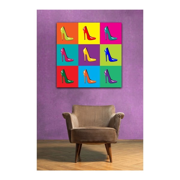 Obraz Pop Art Heels, 50 x 50 cm
