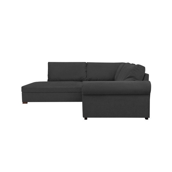 Tmavě šedá rohová pohovka Windsor & Co Sofas Hermes, levý roh-image-4
