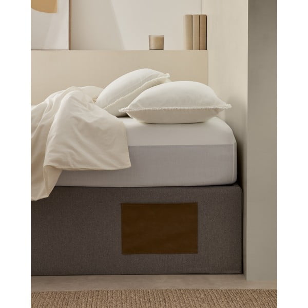 Hall polsterdatud kaheinimesevoodi koos panipaigaga 180x200 cm Matters - Kave Home-image-2