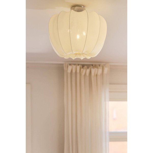 Kreemikas kangast laelamp ø 50 cm Pion - Jotex-image-1