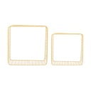 Helekollased terasest riiulid 2tk komplektis 35cm Reja - PT LIVING