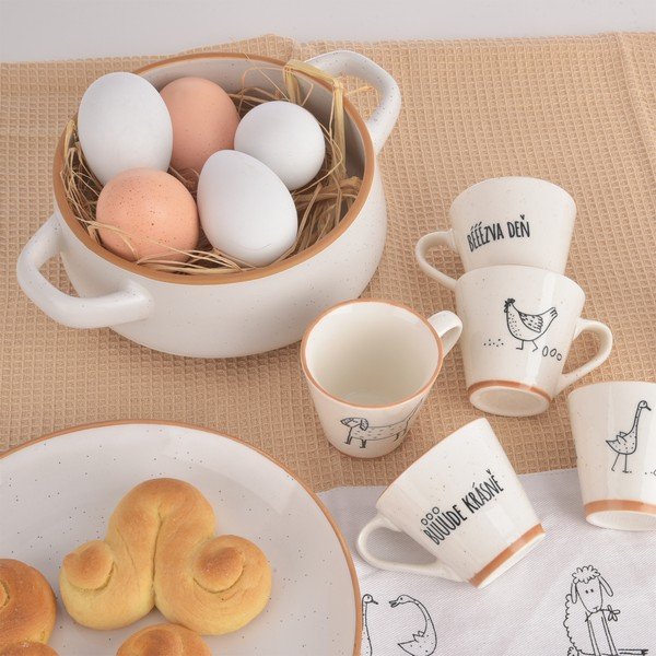 Kreemid keraamilised kausid 4tk komplektis 850 ml Statek - Orion-image-3