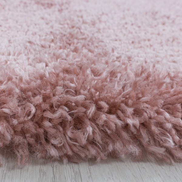 Roosa ümmargune vaip ø 160 cm Fluffy - Ayyildiz Carpets-image-3