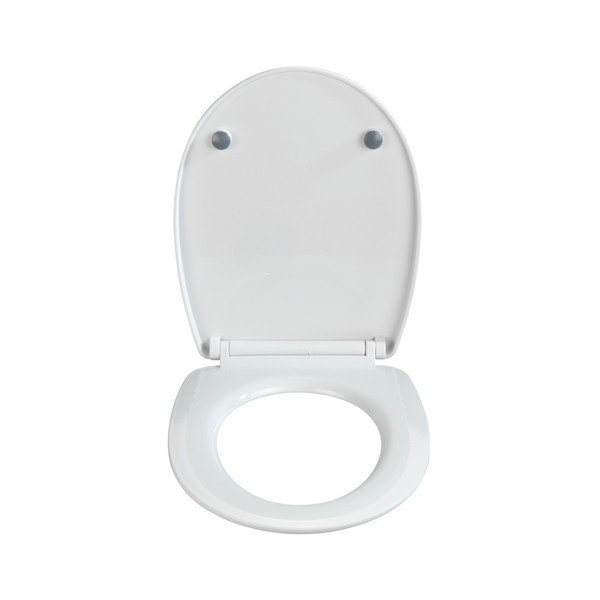 Bílé WC sedátko z termoplastu Wenko Tilos-image-1