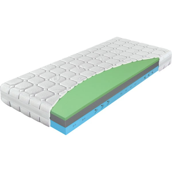 Kõva/keskmise vahuga kahepoolne madrats 160x200 cm Dynamic - Materasso-image-1