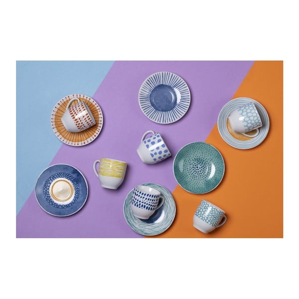 Sada 6 porcelánových šálků na espresso VDE Tivoli 1996 Marea-image-2