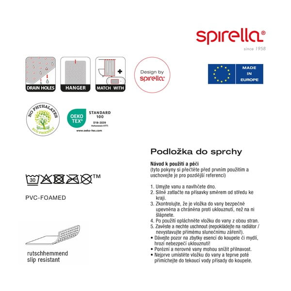 Libisemisvastane vannimatt 36x71 cm Bang - Spirella-image-1