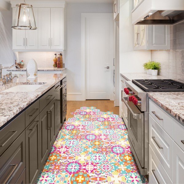 Sada 10 samolepek na podlahu Ambiance Floor Stickers Hexagons Lusiana, 40 x 90 cm-image-3