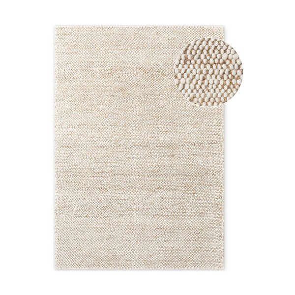 Beež käsitsi kootud villaseguga vaip 80x150 cm Peas - Villeroy&Boch
