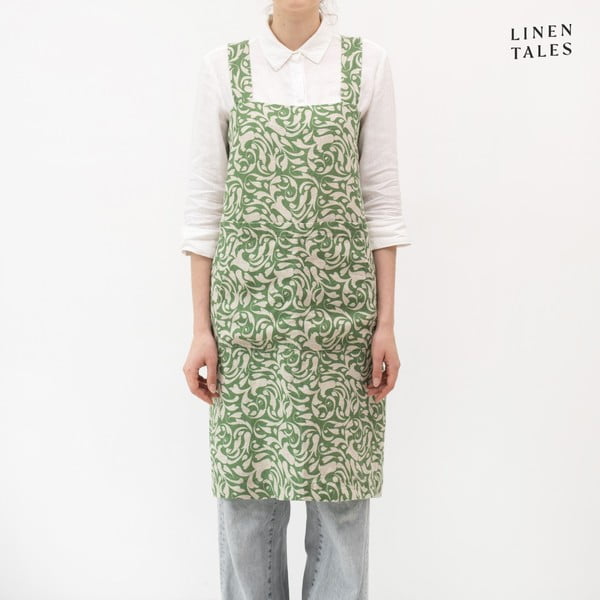 Linane põll Evergreen Damask - Linen Tales