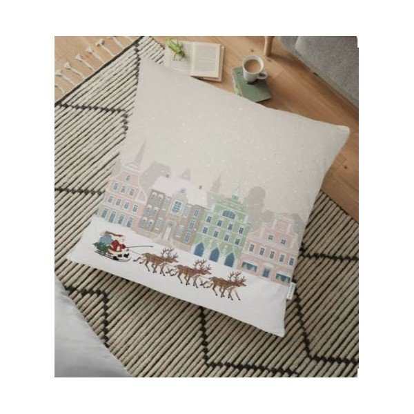 Jõuluteemaline padjapüür 43x43 cm Meryy Christmas - Mila Home-image-1