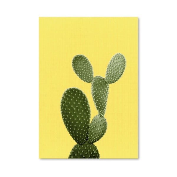 Plakát Cactus On Yellow
