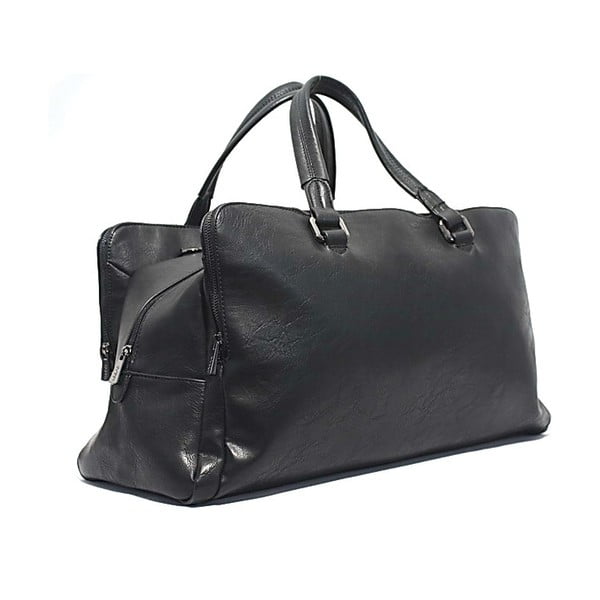Cestovní taška Bobby Black - černá, 50x30 cm