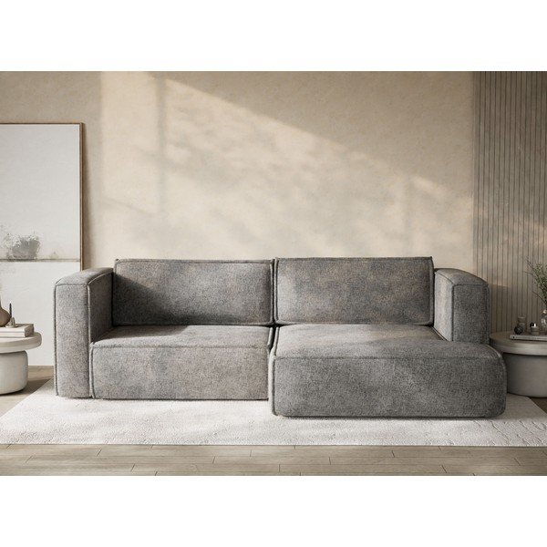 Hall šenilldiivanvoodi/panipaigaga nurgadiivan (parem nurk/diivanvoodiga) Velto - Maison de Rêve-image-1