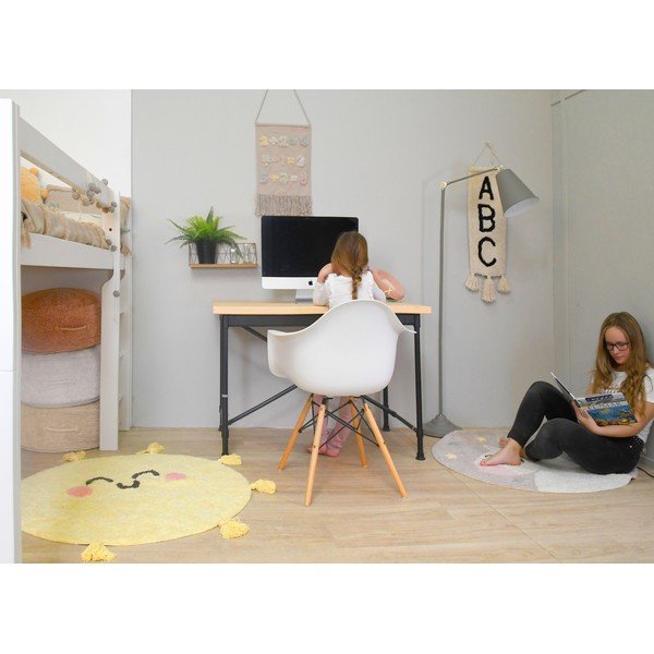 Pestav käsitsi kootud puuvillane laste vaip ø100 cm Believe in Yourself - Lorena Canals-image-3