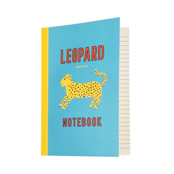 Märkmik 60 lehekülge A5 formaadis Leopard - Rex London-image-1