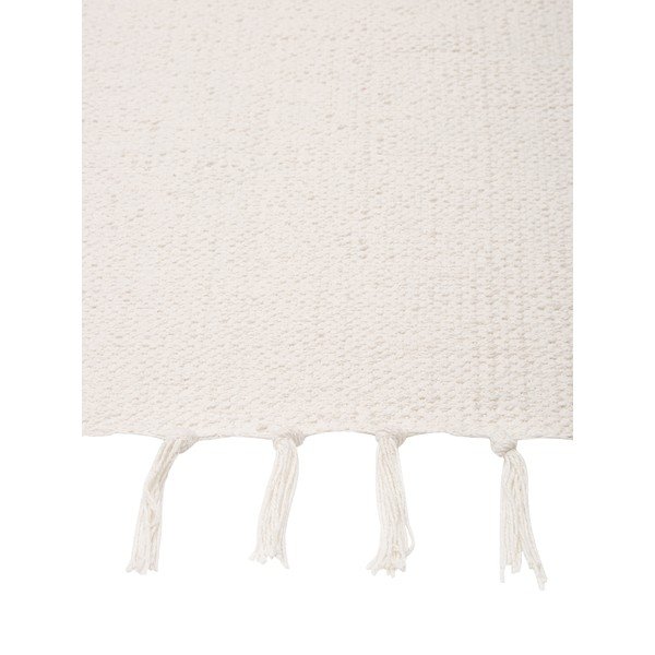 Valge käsitsi kootud puuvillane jooksja , 70 x 250 cm Agneta - Westwing Collection-image-4