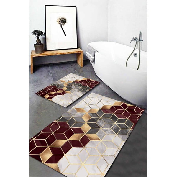 Vannitoa vaibad 2 tk komplektis Optic2 - Mila Home-image-1