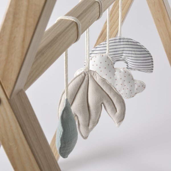 Komplekt 4 puuvillast rippuvat kaunistust Gioia - Kave Home-image-1