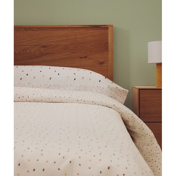 Valge üheinimesevoodi/ülipikk voodipesu 150x220 cm Epifania - Kave Home-image-2