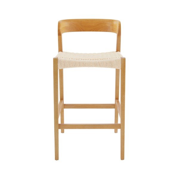Looduslikust värvi jalakaspuidust baaritool (istme kõrgus 65 cm) Vikdalen - Jotex-image-2
