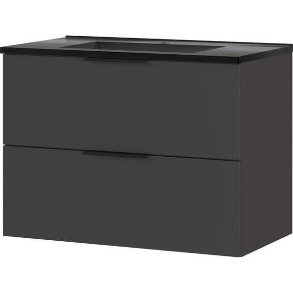 Must/antratsiitne seinale valamuga üksus  81x61 cm Crandon – Germania-image-3