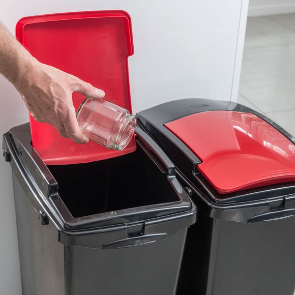 Punane ja must prügikasti kaas - Addis-image-1