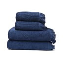 Komplekt 2 tumesinist rätikut ja 2 vannirätikut 100% puuvillast, 50 x 90 + 70 x 140 cm. - Bonami Selection