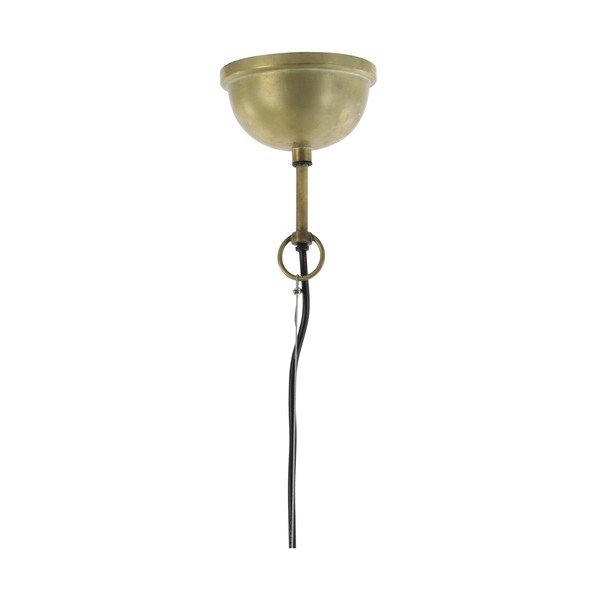 Pruun ripplamp puidust varjuga Gularo - Light & Living-image-2