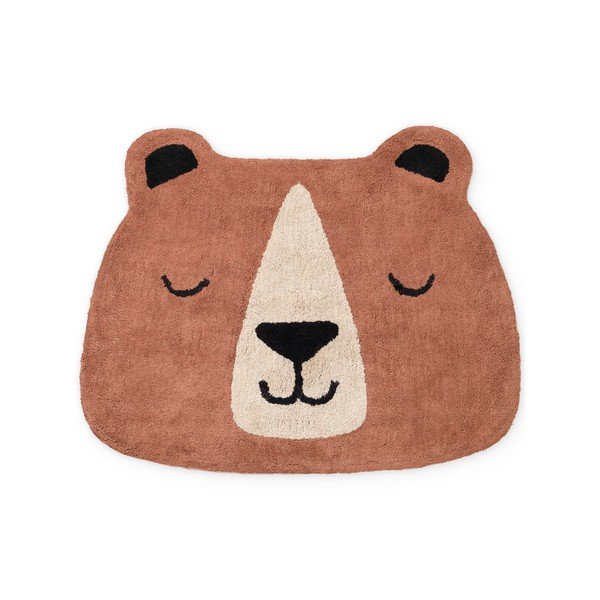 Pruun pestav/käsitsi kootud puuvillane lastevaip 101x120 cm Snuggle Benni - Hanse Home