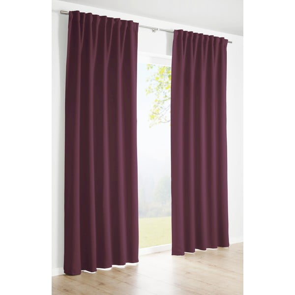Burgundia värvi pimendav kardin 140x245 cm Dimout - Gardinia-image-1