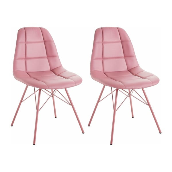 Sada 2 růžových židlí Støraa Sting