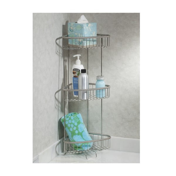 Roostevabast terasest nurgapealne statiiv ja 3 riiulit Vorm. - iDesign-image-1