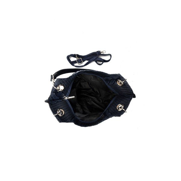 Sinine nahast käekott Mangotti Elsa - Mangotti Bags-image-3