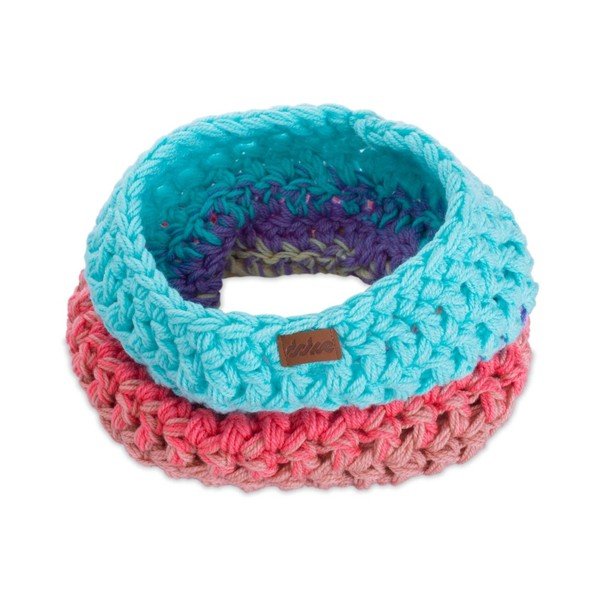 Käsitsi heegeldatud ümmargune sall Candy - DOKE-image-2
