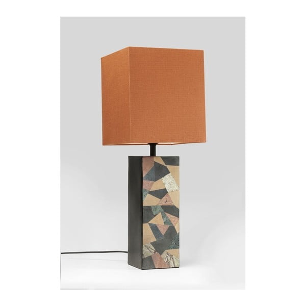Stolní lampa s oranžovým stínidlem Kare Design 60ies