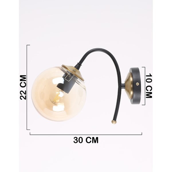 Kollane-must seinalamp ø 15 cm Yoyo - Squid Lighting-image-2