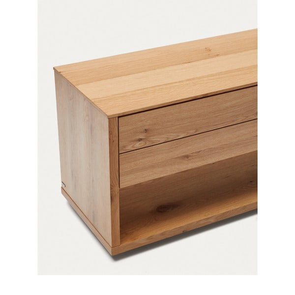 Tammedekooriga telerilaud 200x51 cm Alguema - Kave Home-image-4