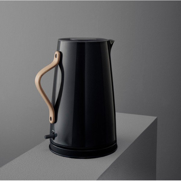 Must roostevabast terasest veekeetja 1,2 l Emma - Stelton-image-1