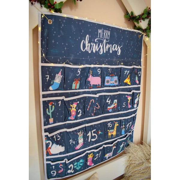 Puuvillane advendikalender Santa Dinosaur - Butter Kings-image-3