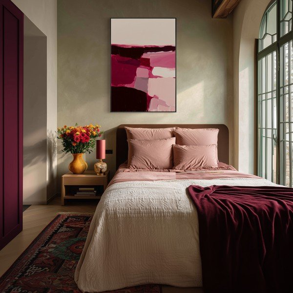 Trükitud pilt raamiga/lõuendil 70x100 cm Berry Blocks - Styler-image-2
