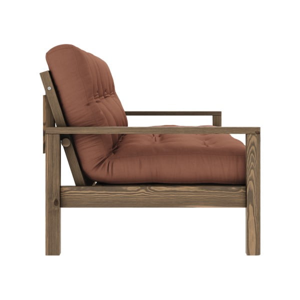 Oranžikas-pruun diivanvoodi 205 cm Knob - Karup Design-image-3