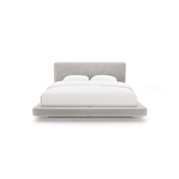 Helehall polsterdatud kaheinimesevoodi 140x200 cm Linea - Micadoni-image-3