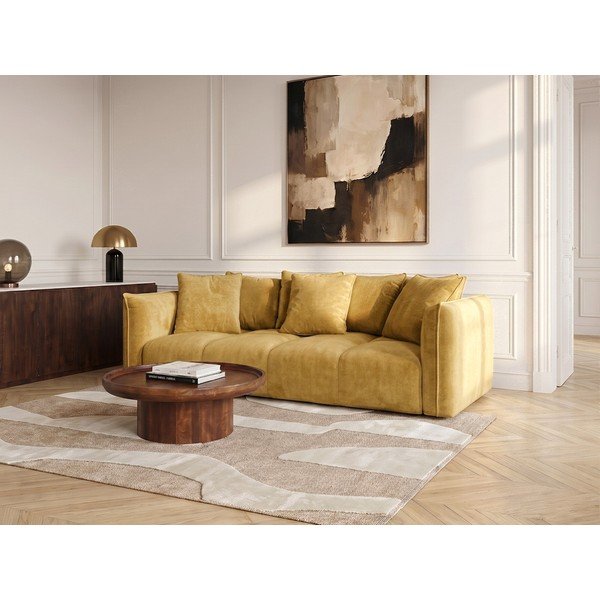 Kollane šenilldiivan Harlem - Bobochic Paris-image-1