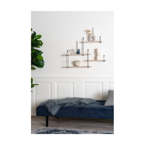 Mustast täispuidust riiul pavlovnia Harlem Hyde - House Nordic-image-1